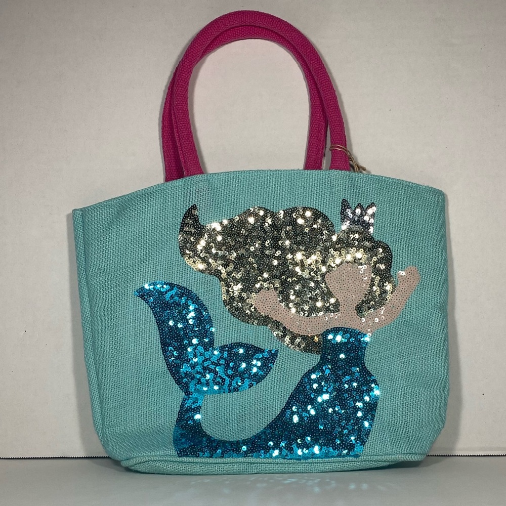 Mud Pie Sequin Mermaid Beach Bag